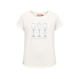 Produktbild von Derbe Damen T-Shirt Die Klügere Off White