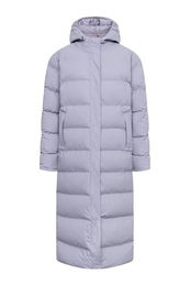 Derbe Damen Wintermantel Interholm Long Cozy Lavender Gray – Bild 1 von 6