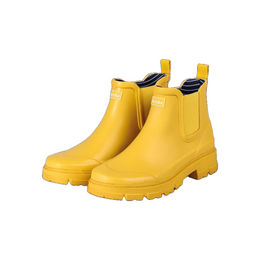 Derbe Gummistiefel Gruffig Puuschen Gelb – Bild 1 von 4