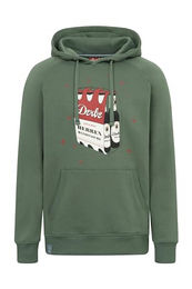 Derbe Herren Hoodie Oliv – Bild 1 von 5