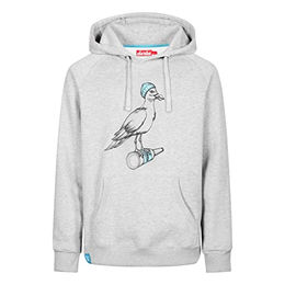 Derbe Herren Hoodie Stürmmöwe Grau – Bild 1 von 7