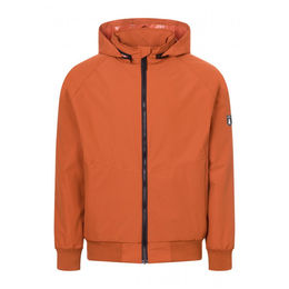 Produktbild von Derbe Herren Regenjacke Ripholm Cinnamon/Schwarz M