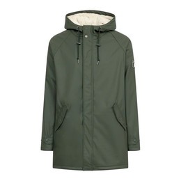 Produktbild von Derbe Herren Regenjacke Trekholm Olive/Off white L