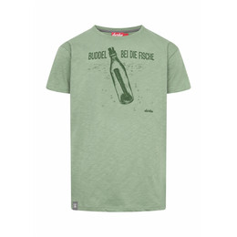 Produktbild von Derbe Herren T-Shirt Fischbuddel Hedge Green