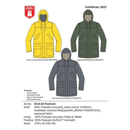 Produktbild von Derbe Herren Winterjacke Festholm Lava smoke/Cobblestone XL