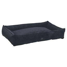 Produktbild von Designed by Lotte Hundebett Ribbed anthrazit, Maße: 120 x 80 x 23 cm