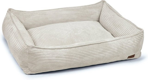 Produktbild von Designed by Lotte Hundebett Ribbed Hellgrau 95x80x23cm