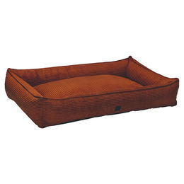 Produktbild von Designed by Lotte Hundebett Ribbed terrakotta, Maße: 120 x 80 x 23 cm