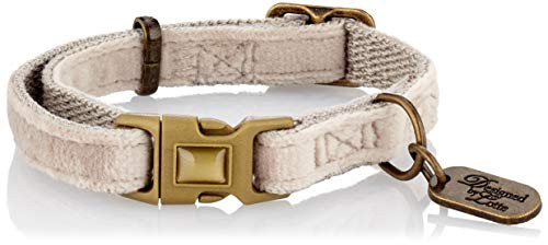 Produktbild von Designed by Lotte Hundehalsband Velura grau