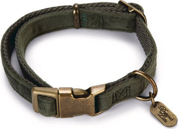 Designed by Lotte Hundehalsband Velura Grün – Bild 1 von 4