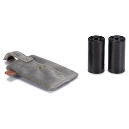 Produktbild von Designed By Lotte Hundekotbeutelspender Caja mit Kottüten grau - 2 x 15 Stk.