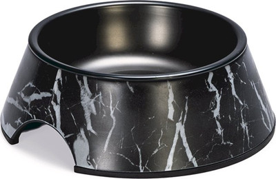 Produktbild von Designed by Lotte Hundenapf Meis schwarz aus Melamin - 160 ml