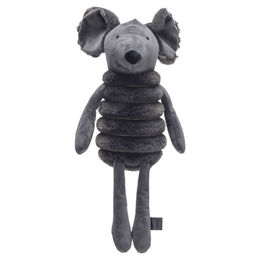 Produktbild von Designed by Lotte Hundespielzeug Reza Maus anthrazit aus Plüsch