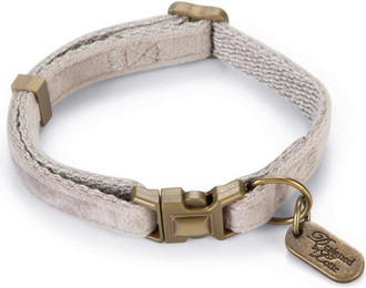 Produktbild von Designed By Lotte Katzen-Halsband Velura grau - 150 g