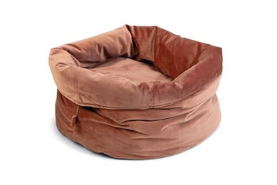 Produktbild von Designed by Lotte Katzenkorb Fluco Samt pink