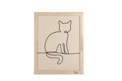 Produktbild von Designed by Lotte Kratzbrett Sammy aus Holz und Sisal