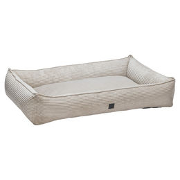 Produktbild von Designed by Lotte Liegebett Ribbed hellgrau, Maße: 120 x 80 x 23 cm