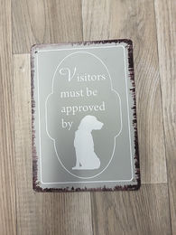 Produktbild von Designed by Lotte Metallschild Hund