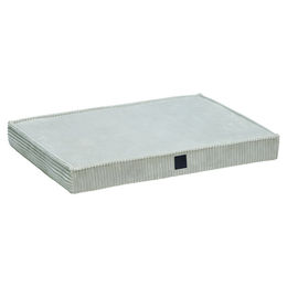 Produktbild von Designed By Lotte Orthopädisches Hundekissen Ribbed hellgrau