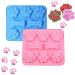 Produktbild von Dessertform Hundepfoten aus Silikon