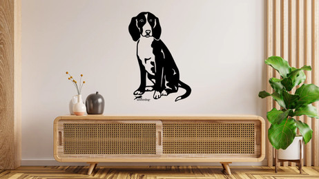 Produktbild von Deutsche Bracke Wandtattoo Wandbild Wandsticker Wandaufkleber Wanddekoration