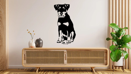 Produktbild von Deutscher Jagdterrier Wandtattoo Wandbild Wandsticker Wandaufkleber Wanddekoration