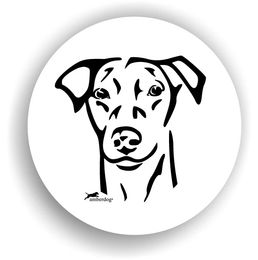 Produktbild von Deutscher Pinscher KOPF Aufkleber