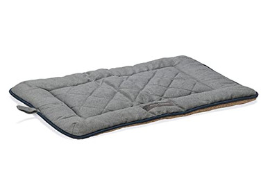 Produktbild von DGS Nano Chenille Hundekissen grau 89x60x3,5 cm