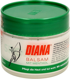 Produktbild von DIANA mit Menthol Sport-Balsam im Glastiegel  - 125 ml