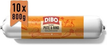 DIBO FreshRoll Pute & Rind 10x800 g – Bild 1 von 3