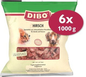 Produktbild von DIBO Frostfutter Hirsch - 6 x 1 kg