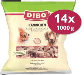 Produktbild von DIBO Frostfutter Kaninchen - 14 x 1 kg