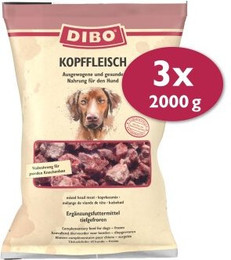 Produktbild von DIBO Frostfutter Kopffleisch vom Rind - 3 x 2 kg