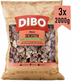 Produktbild von DIBO Frostfutter Menü Sensitiv - 3 x 2 kg