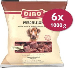 Produktbild von DIBO Frostfutter Pferdefleisch - 6 x 1 kg