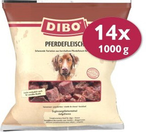 Produktbild von DIBO Frostfutter Pferdefleisch - 14 x 1 kg