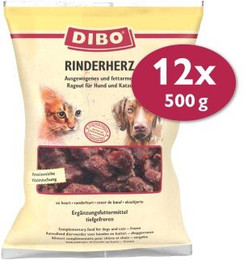 Produktbild von DIBO Frostfutter Rinderherz - 12 x 500 g