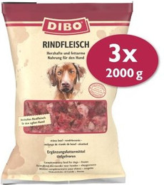 Produktbild von DIBO Frostfutter Rindfleisch - 3 x 2 kg