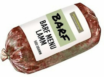 Produktbild von Die Futtermacher Barf Menü Lamm Spezialfutter / Frostfutter für Hunde Sparpaket 20 x 500 Gramm