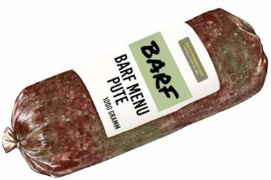 Produktbild von Die Futtermacher Barf Menü Pute Spezialfutter / Frostfutter für Hunde Sparpaket 10 x 1 Kilogramm