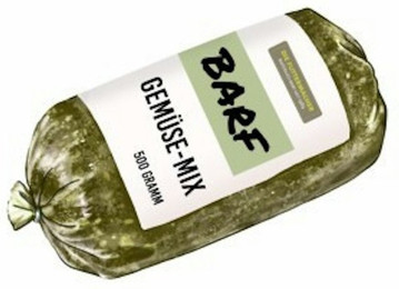 Produktbild von Die Futtermacher Gemüse Mix Spezialfutter / Frostfutter für Hunde Sparpaket 20 x 500 Gramm