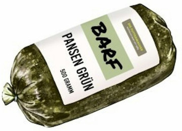 Produktbild von Die Futtermacher Pansen grün Spezialfutter / Frostfutter für Hunde Sparpaket 20 x 500 Gramm