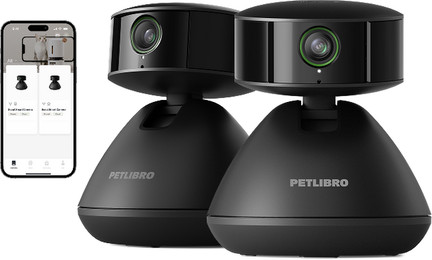 Produktbild von Die Petlibro Scout Smart Camera kennt Ihre Haustiere genauso gut wie Sie, Black / 2 Pakete