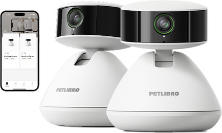 Produktbild von Die Petlibro Scout Smart Camera kennt Ihre Haustiere genauso gut wie Sie, White / 2 Pakete