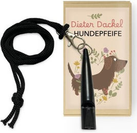 Produktbild von Dieter Dackel Hundepfeife mit Pfeifenband