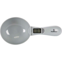Produktbild von Digitale Futterschaufel Skalo grau mit Digitalwaage - 300 ml