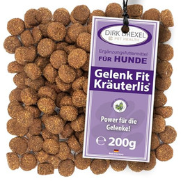 Produktbild von Dirk Drexel Gelenk Fit Kräuterlis Hunde Leckerlis mit Karde und Kollagen - 200 g
