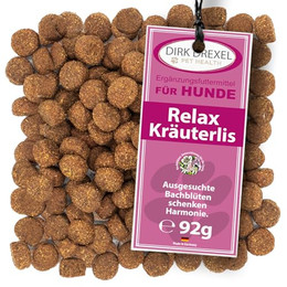 Produktbild von Dirk Drexel Relax Kräuterlis für Hunde - 92 g