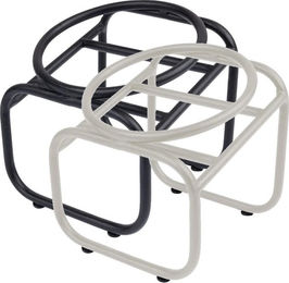 District 70 Butler Single Futternapfständer - Beige – Bild 1 von 5