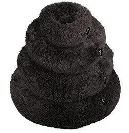 Produktbild von District 70 Fuzz Katzen- und Hundebett Dunkelgrau XL